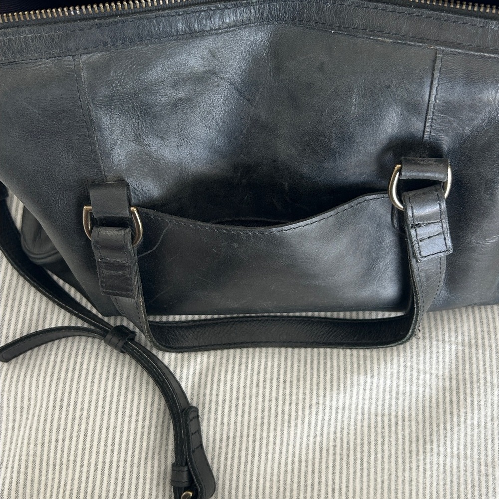 ABLE black leather bag - Picture 4 of 8